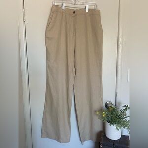 Love‎ Tree Beige Wide-Leg Pants